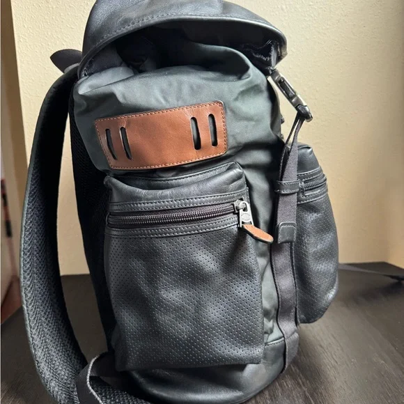 Coach Terrain Trek Backpack COACH TERRAIN TREK PACK IN PERFORATED MIXED MATERIALS  main image 4